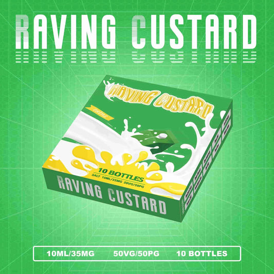 Raving Custard Milky Nicotine Salt - Gift Box