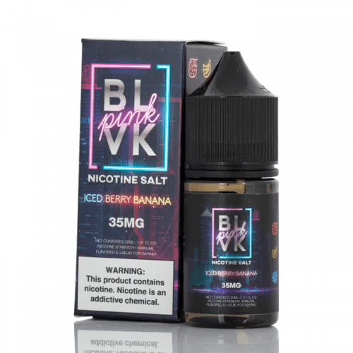 BLVK Pink Series Nicotine Salt - Iced Berry Banana