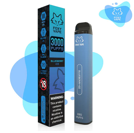 FoxyVape - Blueberry Ice (3000 Puffs)