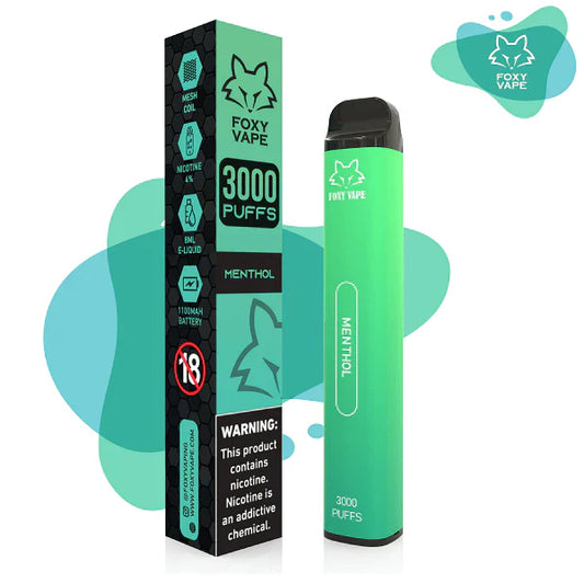 FoxyVape - Menthol (3000 Puffs)