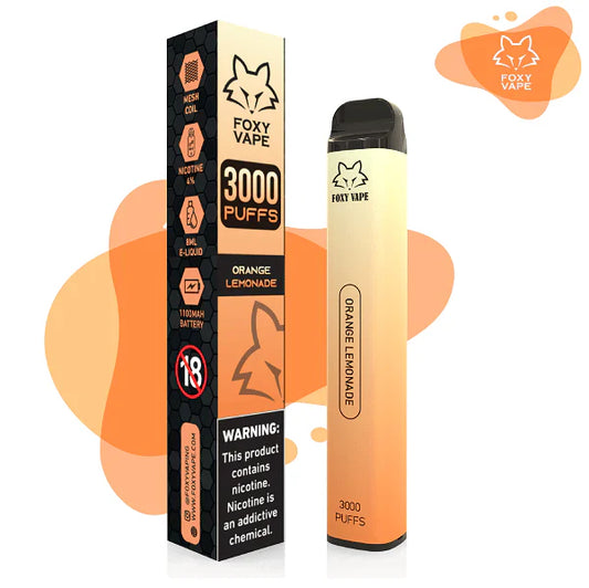 FoxyVape - Orange Lemonade (3000 Puffs)